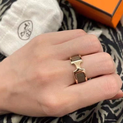 AuraJewelry「オリンプ ピンクゴールドリング」