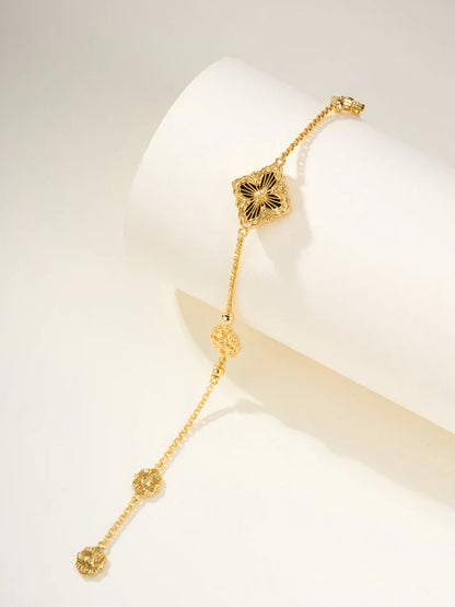[AuraJewelry]B.C.L ENAMELED One-Flower Bracelet£¨Various Colors)