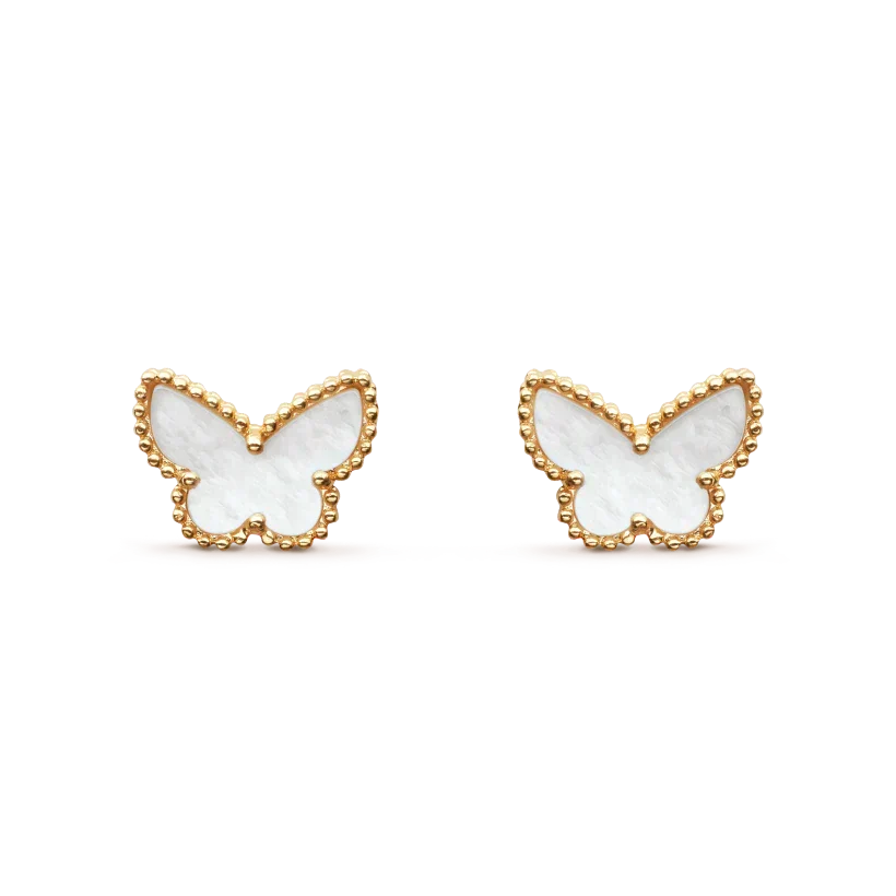 ¡®AuraJewelry¡¯SWEET BUTTERFLY MOP EARSTUDS