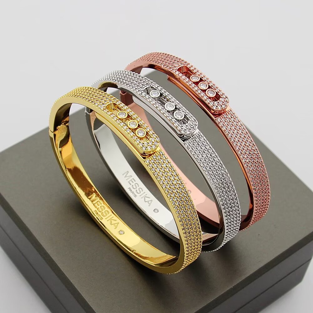 [AuraJewelry]Move Noa Full Pavé Diamond Bangle Bracelet