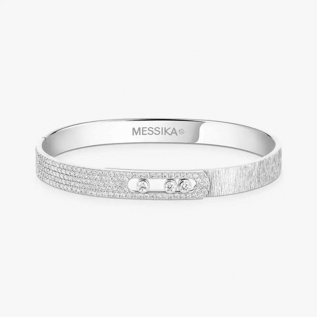 [AuraJewelry] 2026 BRAND-NEW FROSTED BRACELET WITH DIAMONDS THREE COLORS