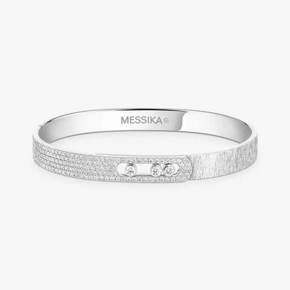 [AuraJewelry] 2026 BRAND-NEW FROSTED BRACELET WITH DIAMONDS THREE COLORS