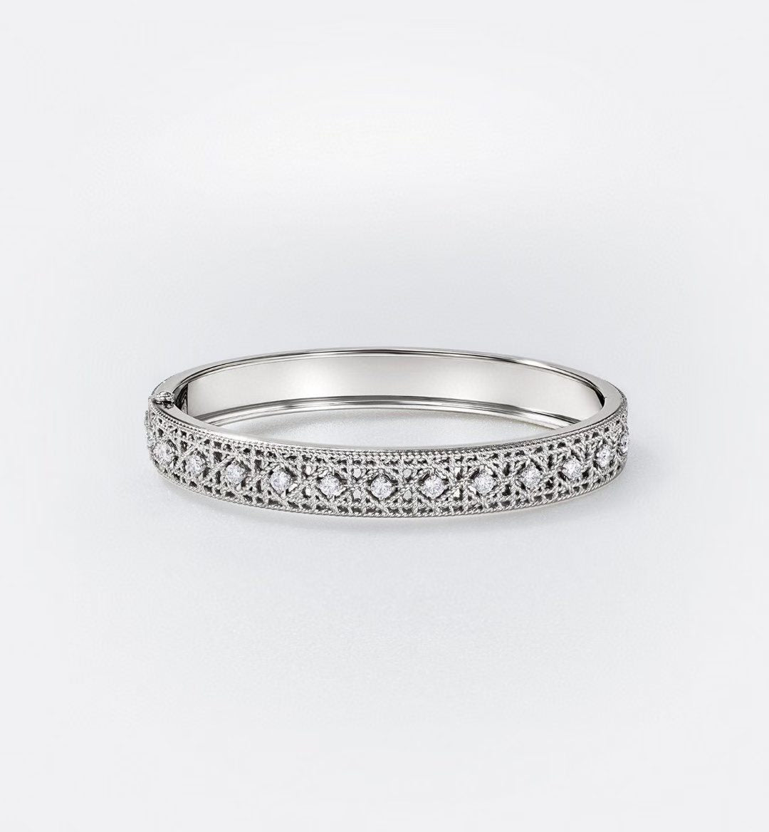 [AuraJewelry] 2026 WOVEN-PATTERN BRACELET SET WITH FULL DIAMOND INLAY THREE-COLORS