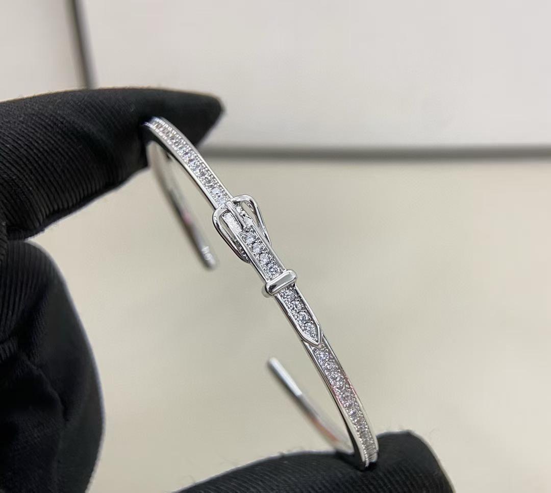 [AuraJewelry] DIAMOND-ENCRUSTED BRACELET THREE COLORS