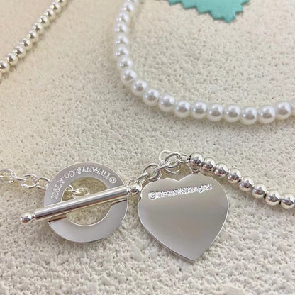 [AuraJewelry] Double-clasp Pearl Necklace、Bracelet