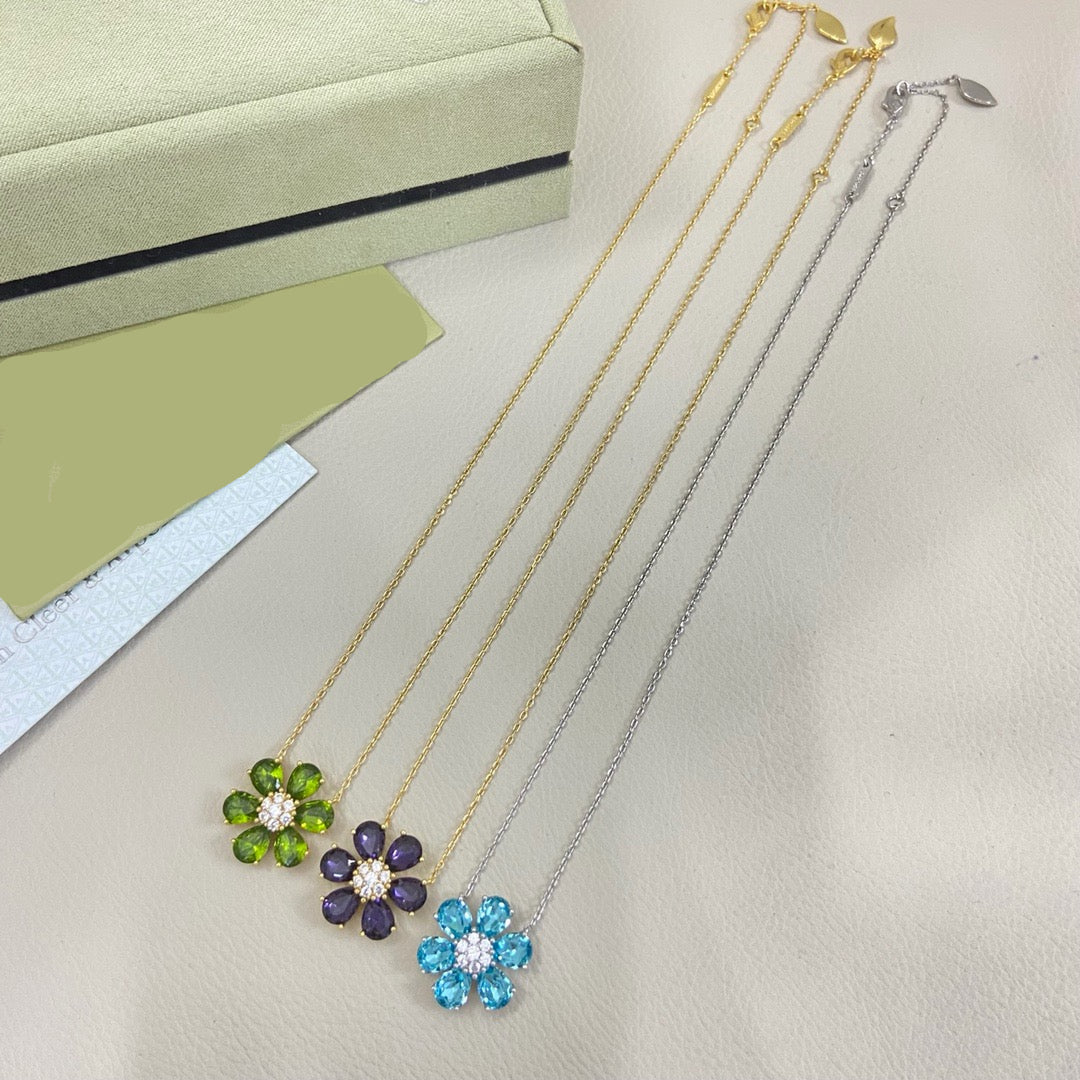 [AuraJewelry] flower necklace