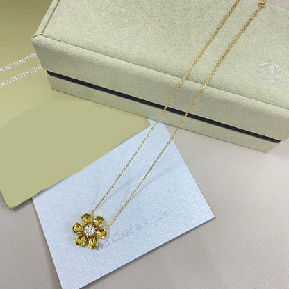 [AuraJewelry] flower necklace