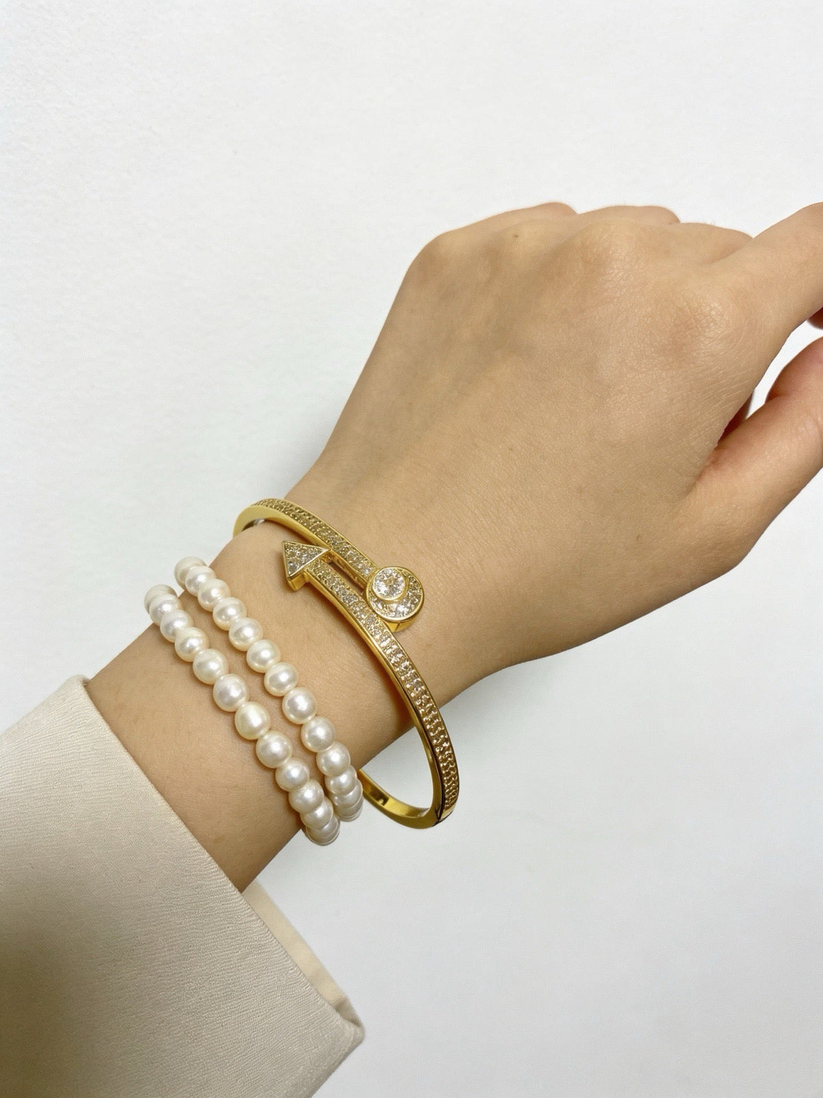 [AuraJewelry] フルダイヤモンドブレスレット
