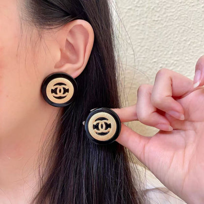 [AuraJewelry]Classic Double C Earrings