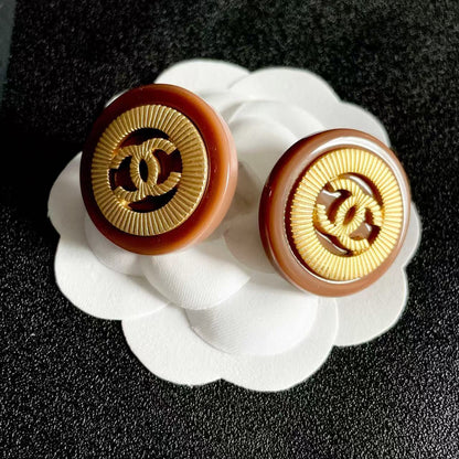 [AuraJewelry]Classic Double C Earrings