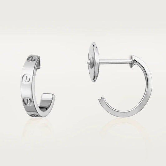 ¡®AuraJewelry¡¯LOVE EARRINGS 2.65MM SILVER