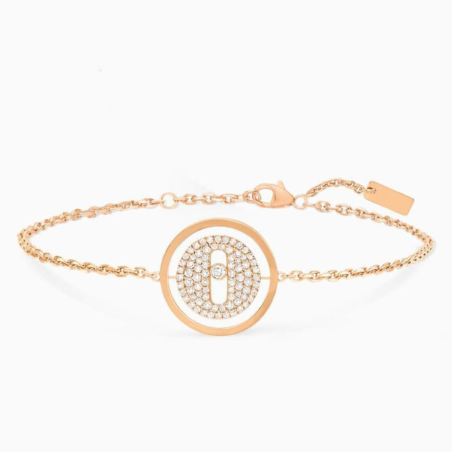 [AuraJewelry]LUCKY MOVE DIAMOND PAVED BRACELET