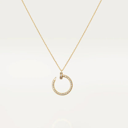 ¡®AuraJewelry¡¯JUSTE NECKLACE GOLD DIAMONDS