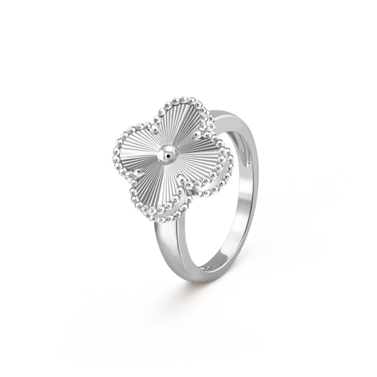 ¡®AuraJewelry¡¯CLOVER SILVER RING