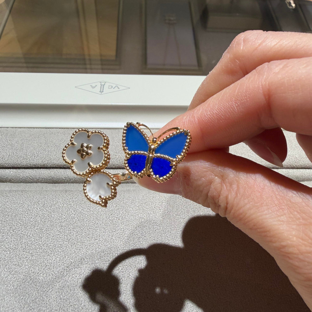 [AuraJewelry] 2026 NEW MODEL SPRING LUCKY 3 MOTIF GOLD RING