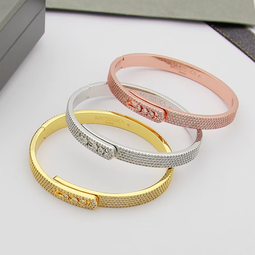 [AuraJewelry]Move Noa Full Pavé Diamond Bangle Bracelet