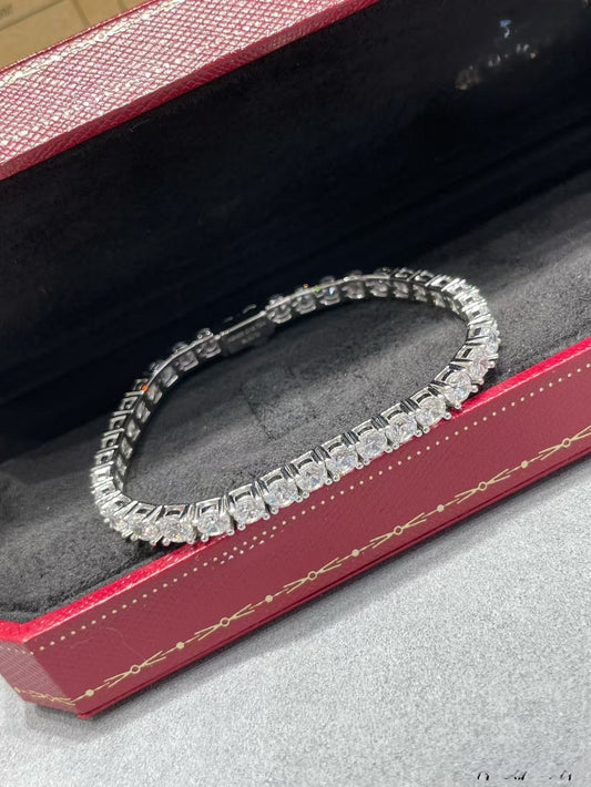 [¡®AuraJewelry¡¯]TENNIS BRACELET WITH FULL DIAMOND SETTING
