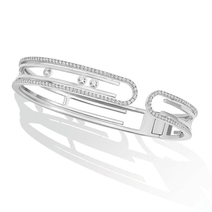 [AuraJewelry]MOVE 10TH PAVED DIAMOND BRACELET