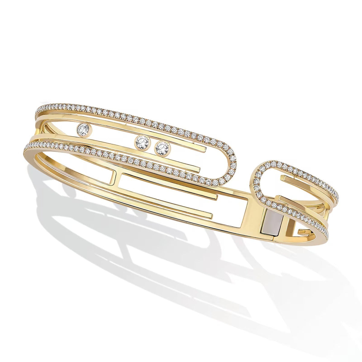 [AuraJewelry]MOVE 10TH PAVED DIAMOND BRACELET