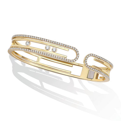 [AuraJewelry]MOVE 10TH PAVED DIAMOND BRACELET