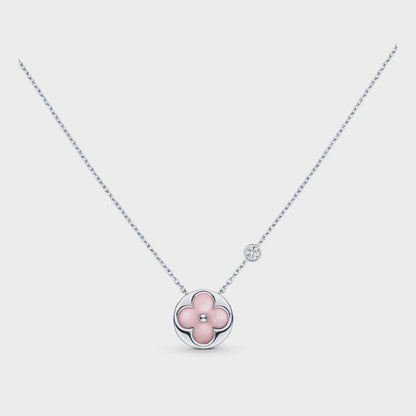 オーラジュエリー サンモチーフピンクMOPシルバーブレスレット