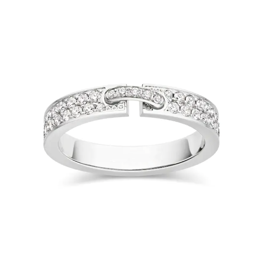 ¡®AuraJewelry¡¯ALLIANCE LIENS VIDENCE PAVED DIAMOND 4MM RING