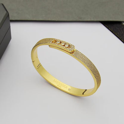 [AuraJewelry]Move Noa Full Pavé Diamond Bangle Bracelet
