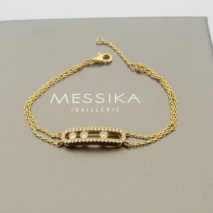 [AuraJewelry] Move Classique pavé bracelet
