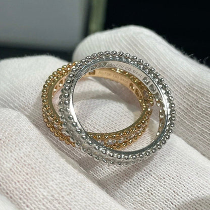 AuraJewelry「ペルレ ダイヤモンド ローズゴールドリング」
