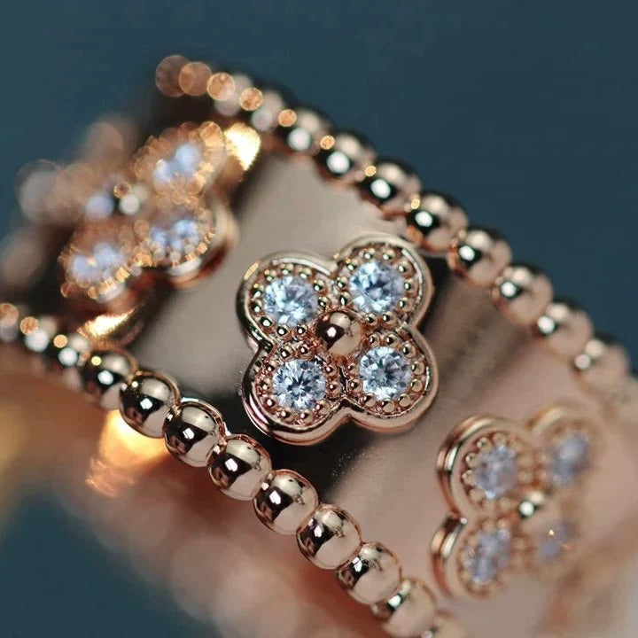 ¡®AuraJewelry¡¯CLOVER KALEIDOSCOPE RING 10MM