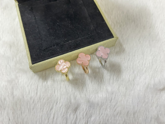 [AuraJewelry]Pink Clover Ring