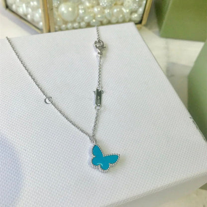 ¡®AuraJewelry¡¯BUTTERFLY TURQUOISE BUTTERFLY BRACELET SILVER