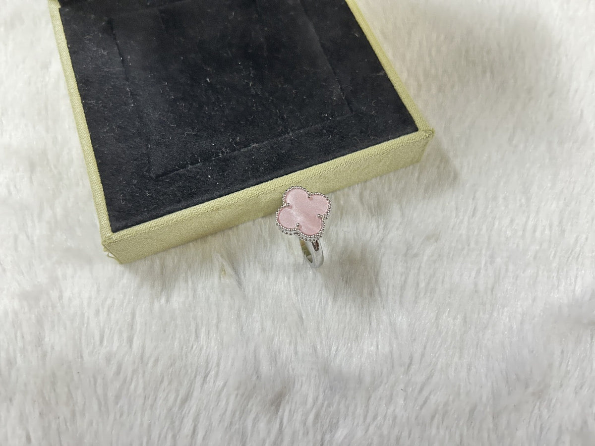 [AuraJewelry]ピンククローバーリング