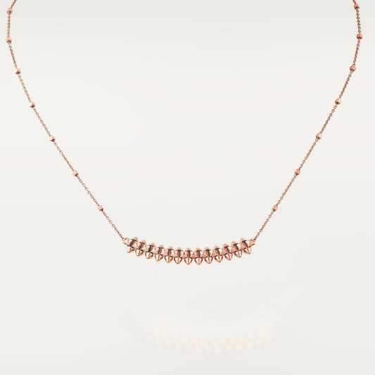 ¡®AuraJewelry¡¯CLASH PINK GOLD NECKLACE