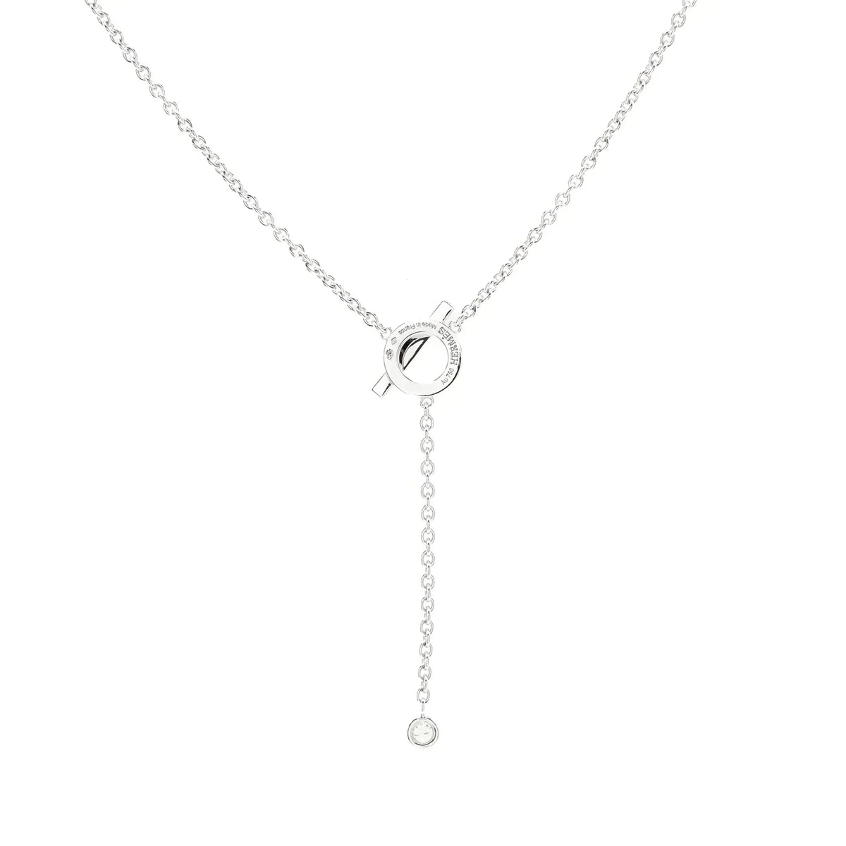 ¡®AuraJewelry¡¯FINESSE SILVER DIAMOND NECKLACE