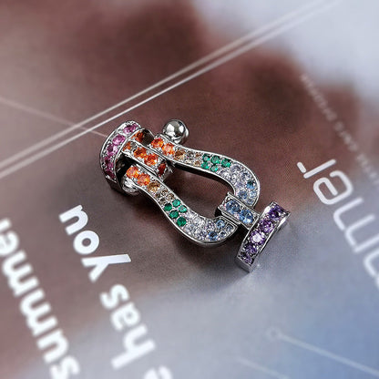 ¡®AuraJewelry¡¯FORCE LARGE HORSESHOE CLASP  METAL BRACELET