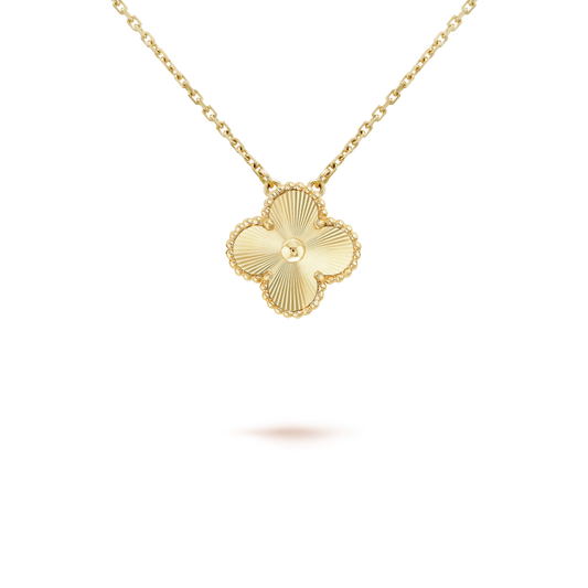 ¡®AuraJewelry¡¯CLOVER 15MM LASER NECKLACE