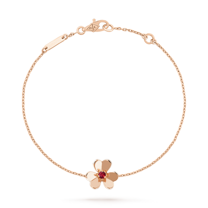 ¡®AuraJewelry¡¯FRIVOLE GOLD FLOWER PINK MALACHITE BRACELET