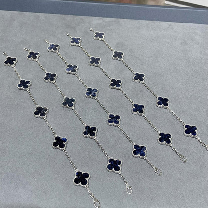 [AuraJewelry]New CLOVER 5 MOTIF PIETERSITE BRACELET COLLECTION