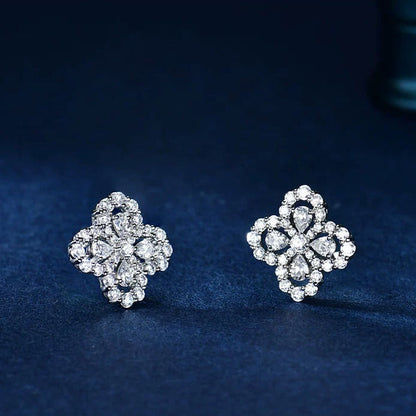 AuraJewelry「ループ ピアス フル モチーフ ダイヤモンド 16MM」