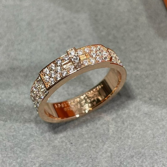 ¡®AuraJewelry¡¯KELLY PINK GOLD DIAMOND RING