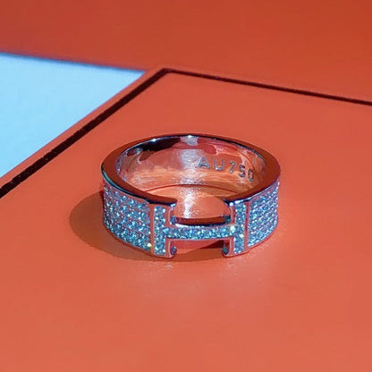 ¡®AuraJewelry¡¯H RING FULL DIAMOND