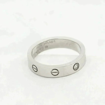 ¡®AuraJewelry¡¯LOVE RING 4MM 1 DIAMOND SILVER