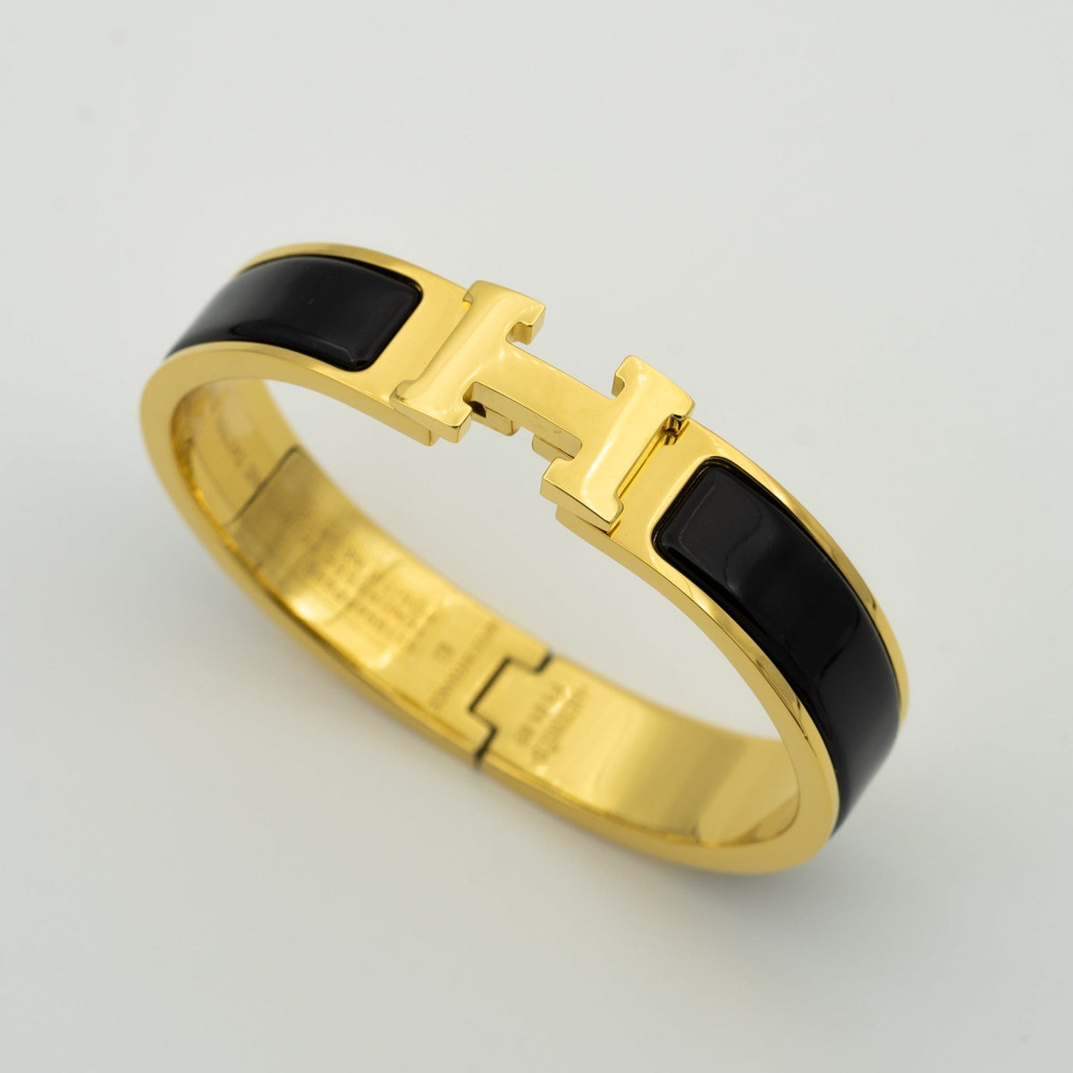 『AuraJewelry』H ブラックブレスレット