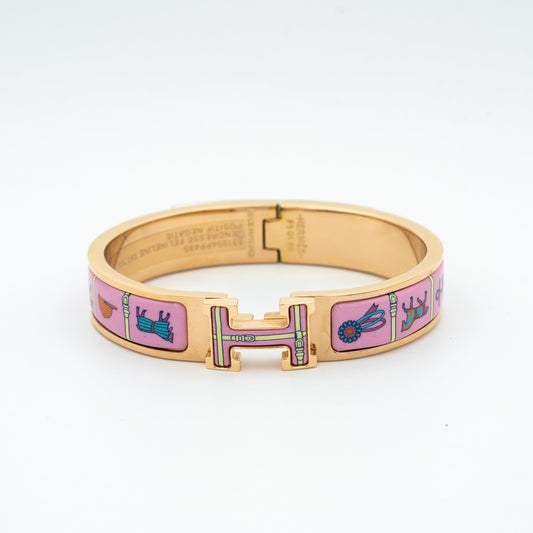 ¡®AuraJewelry¡¯H PINK GOLD BRACELET PINK CERAMIC
