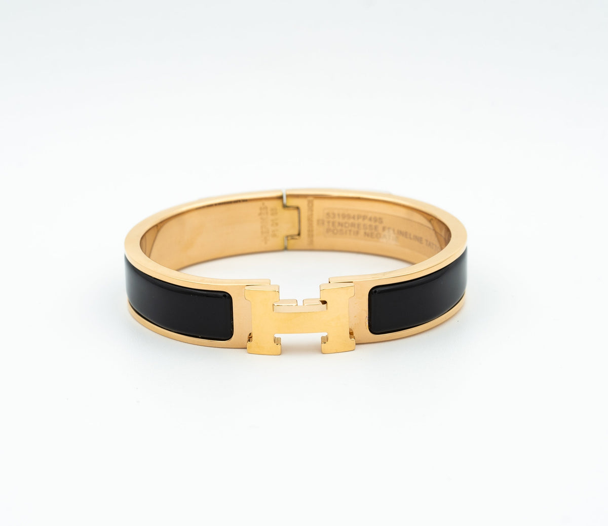 『AuraJewelry』H ブラックブレスレット