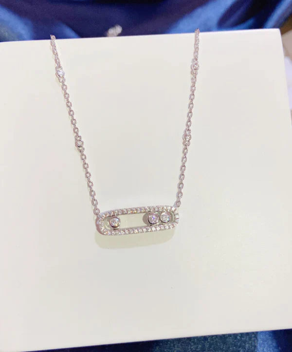[AuraJewelry] MK MOVE FULL DIAMOND NECKLACE