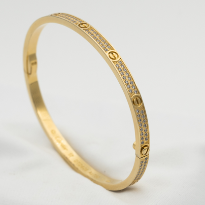 ¡®AuraJewelry¡¯LOVE BRACELET 3.65MM DIAMOND-PAVED
