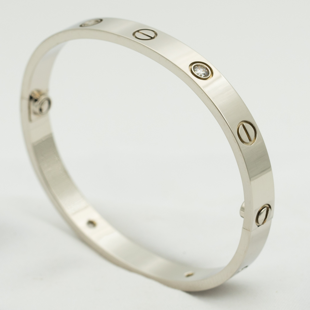 ¡®AuraJewelry¡¯LOVE BRACELET 6.1MM 4 DIAMONDS