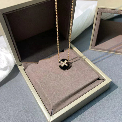 AuraJewelryローズゴールドダイヤモンドネックレス